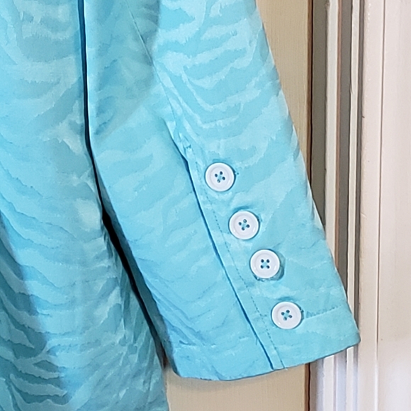 Linea by Louis Dell'Olio, 7 button Jacket with stand-up collar, fully lined, L - Picture 13 of 15